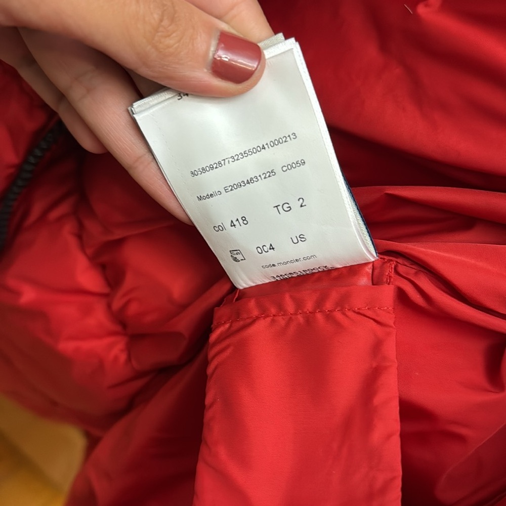 Red Moncler jacket - Picture 15 of 16